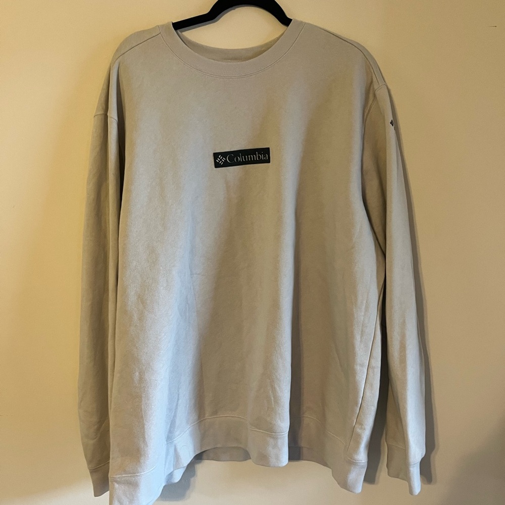 Columbia Men's Crewneck Sweater - Light Beige